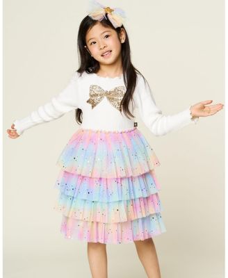 Girls' Bow Layered Tutu Dress - Baby, Little Kid