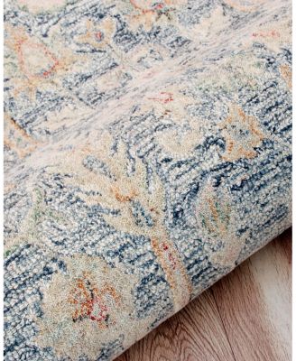 LR Home Vintage VINTA-81922 Round Area Rug, 8'6" x 8'6"