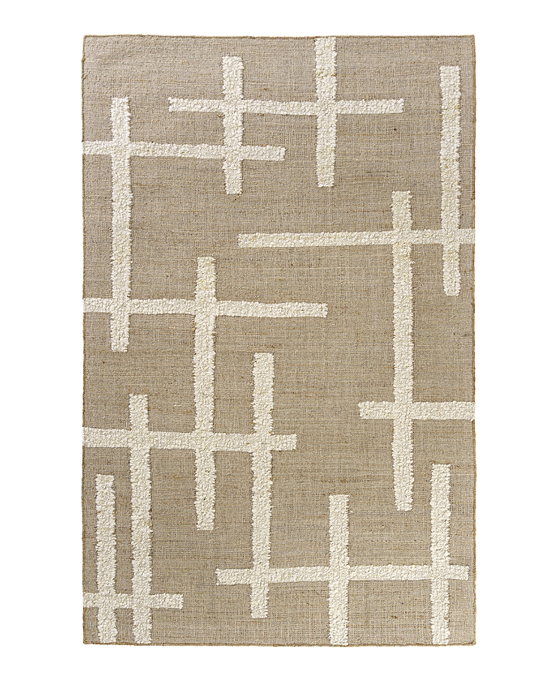Lr Home Geoblend Geobl-82519 Area Rug, 2' X 3' In Natural/ivory
