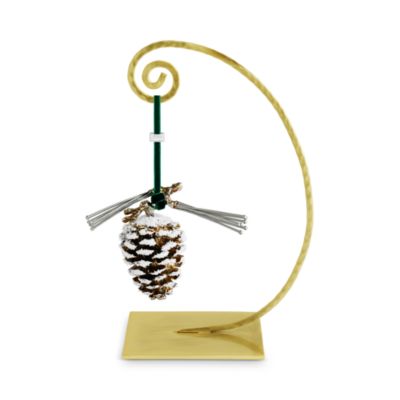 Snowy Pine Cone Ornament