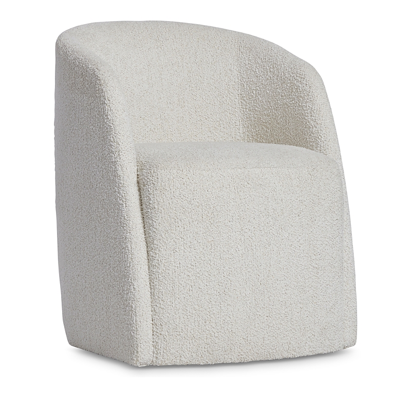 Bernhardt Arcadia Upholstered Dining Arm Chair In Gray