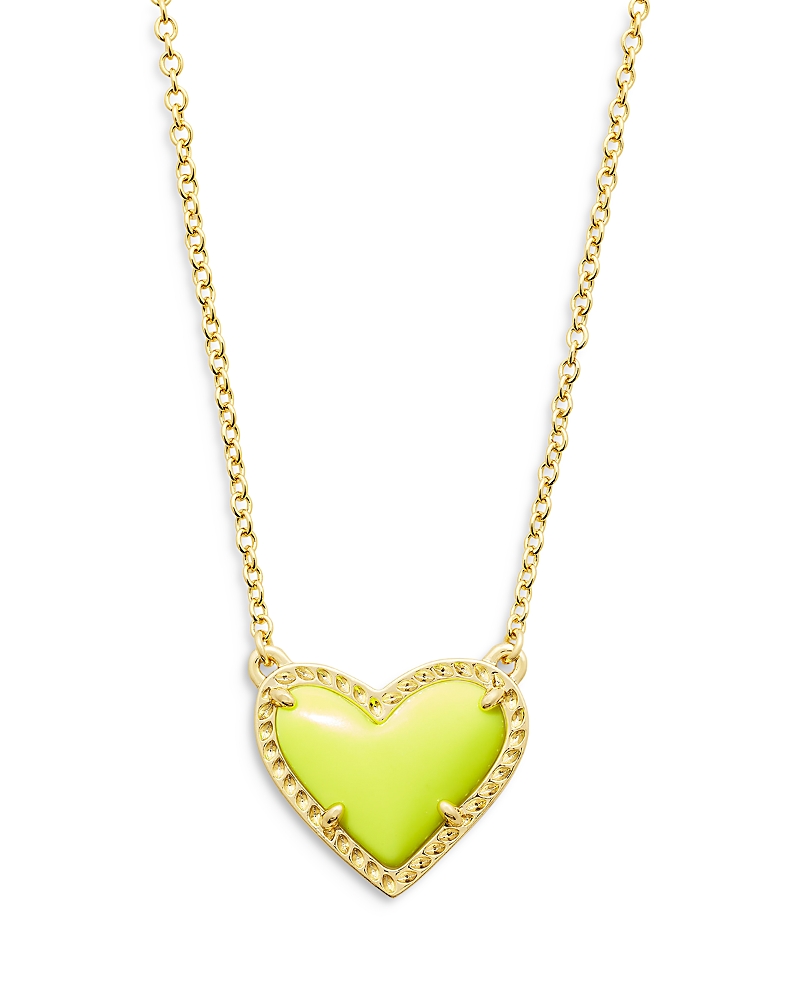Kendra Scott Ari Heart Short Pendant Necklace, 15