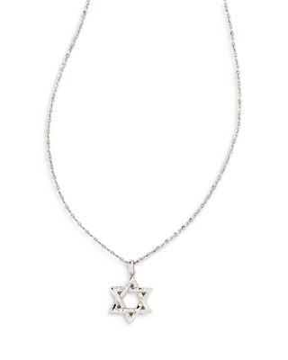 Kendra Scott Star Of David Adjustable Pendant Necklace, 18-19