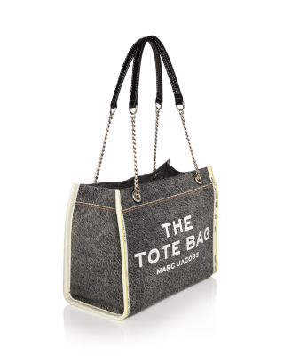 The Denim Chain Medium Tote Bag