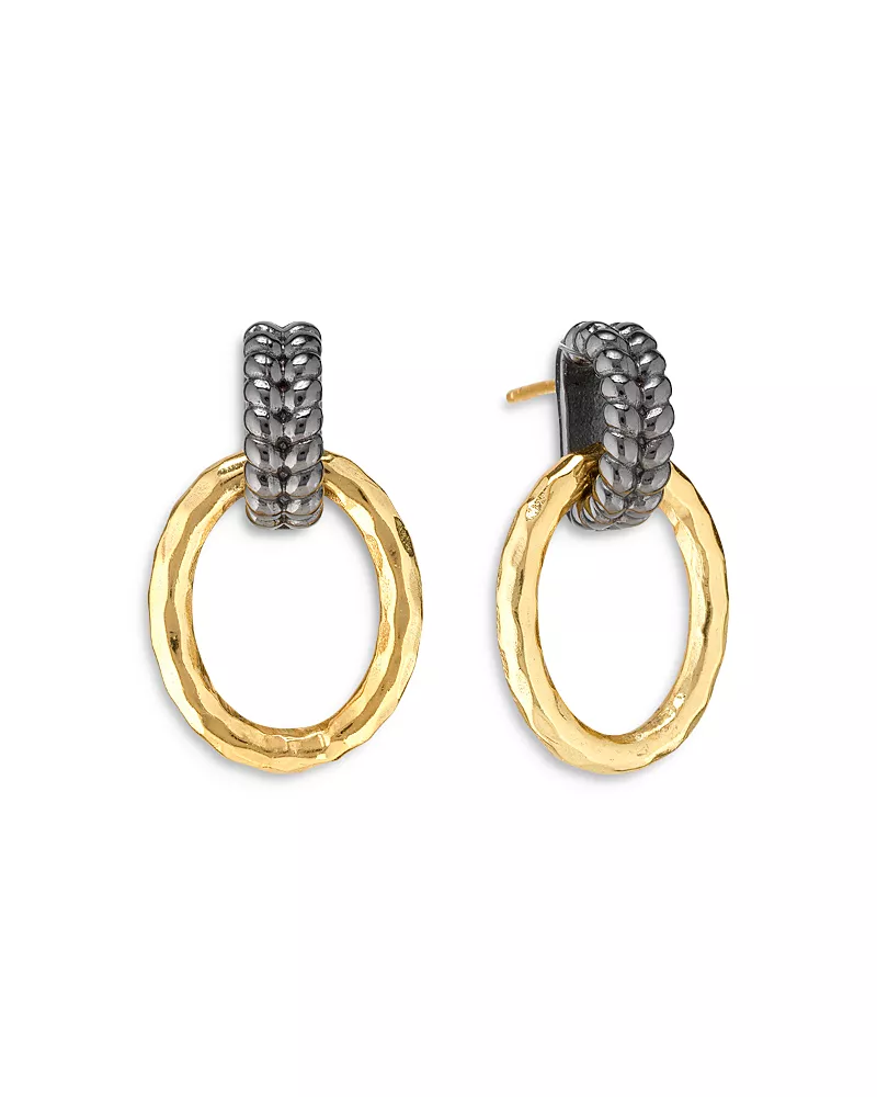 Capucine De Wulf Cleopatra Regal Link Drop Earrings