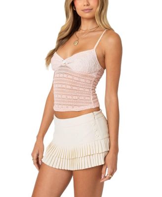 Tuesday Textured Lace Tank Top