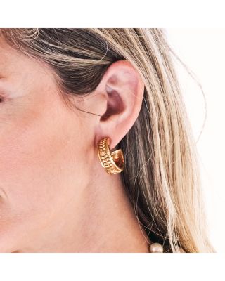 Berry Vine Hoop Earrings