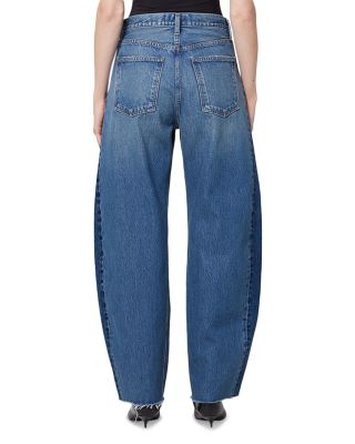 パンツ AGOLDE Tapered High Rise Exhaust Denim Pants Blue A1831371PA Agolde - Tapered Baggy high-rise jeans AGOLDE