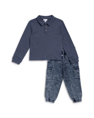 Splendid - Boys' Preppy Polo Shirt & Cargo Pants Set - Little Kid