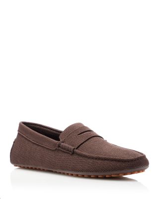 Peter Millar Men's Cruise Knit Driver Loafers