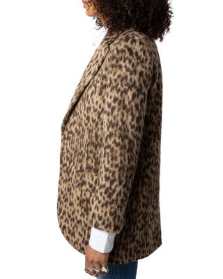 新品ZADIG＆VOLTAIREDELUXE定価54000レオパード　ジャケット Zadig & Voltaire Leopard Print Jacket | Bloomingdale's