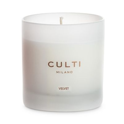CULTI MILANO - White Vase Candle, 9.5 Oz.