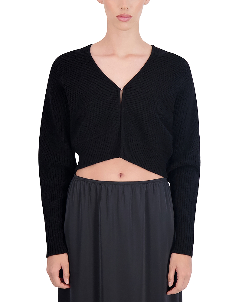 Point Cropped Bolero Cardigan