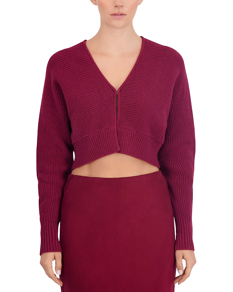 Point Cropped Bolero Cardigan