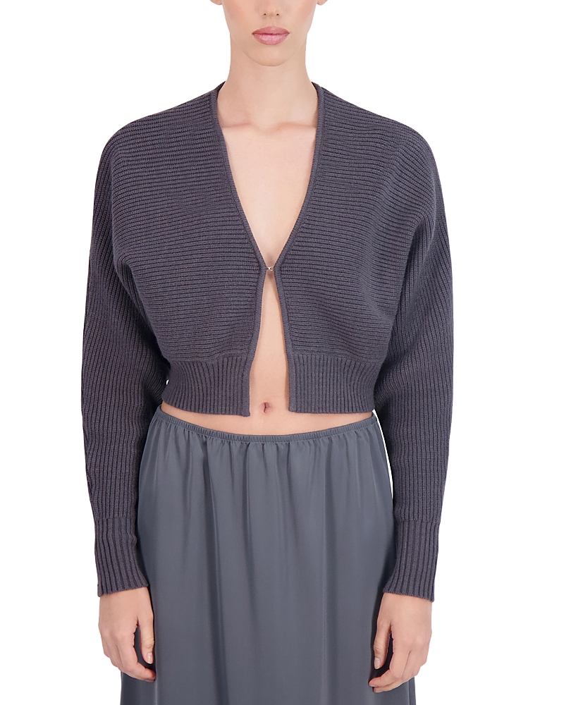 Point Cropped Bolero Cardigan