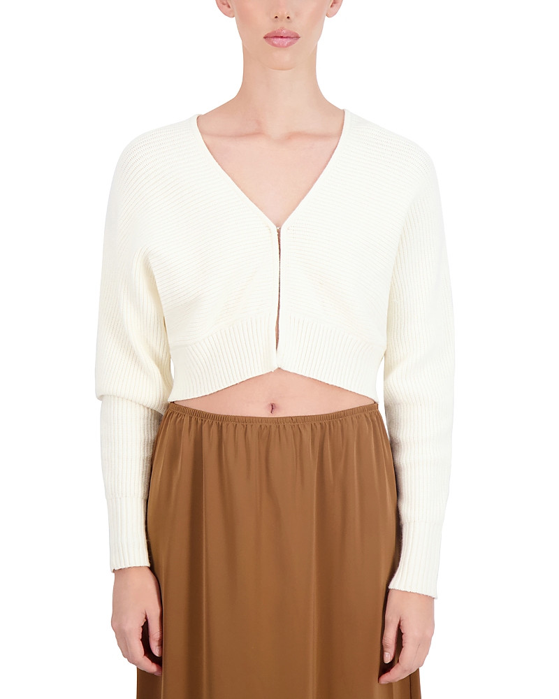Point Cropped Bolero Cardigan