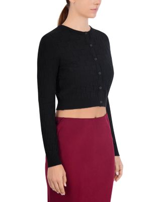 Basketweave Knit Cardigan