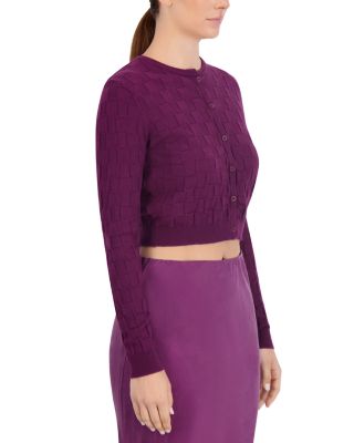 Basketweave Knit Cardigan