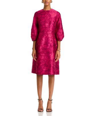 Floral Jacquard Dress