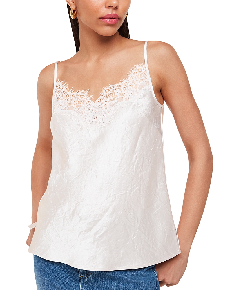 Whistles Lace Trim Camisole Top