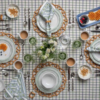 Bamboo 5 Piece Place Setting, Polished