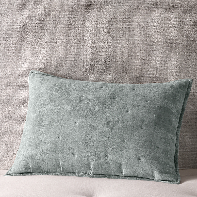 Hudson Park Collection Textured Chenille Quilted King Sham - Exclusive In Grey