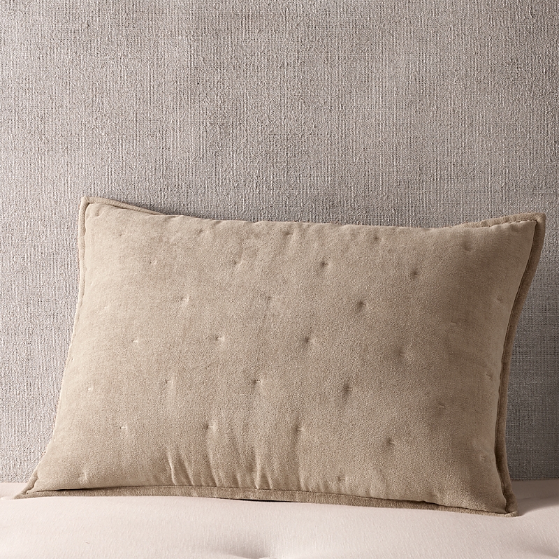 Hudson Park Collection Textured Chenille Quilted Standard Sham - Exclusive In Rust