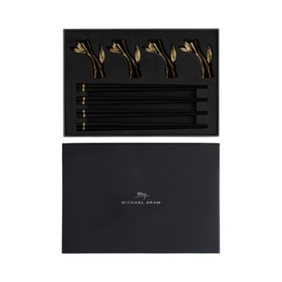 Zen Garden Chopsticks and Stand, Set of 4 