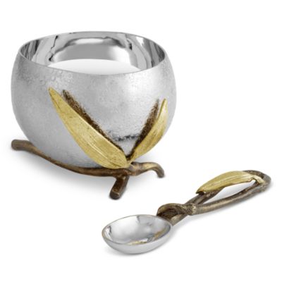 Zen Garden Nut Bowl with Spoon