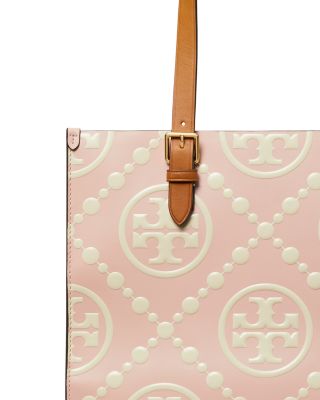 Small T Monogram Jacquard Tote