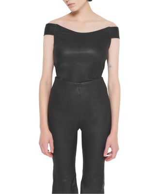 Kat Stretch Leather Leggings