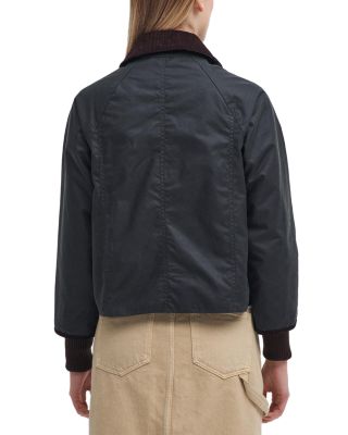Beadnell Cropped Waxed Coat - thumbnail 3