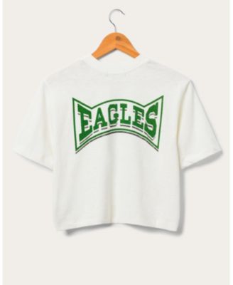 Women's NFL Philadelphia Eagles Mock Neck Crop Tee
