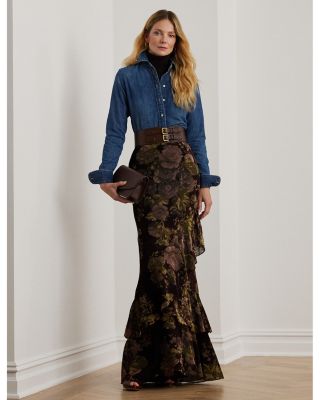 Button Front Denim Shirt