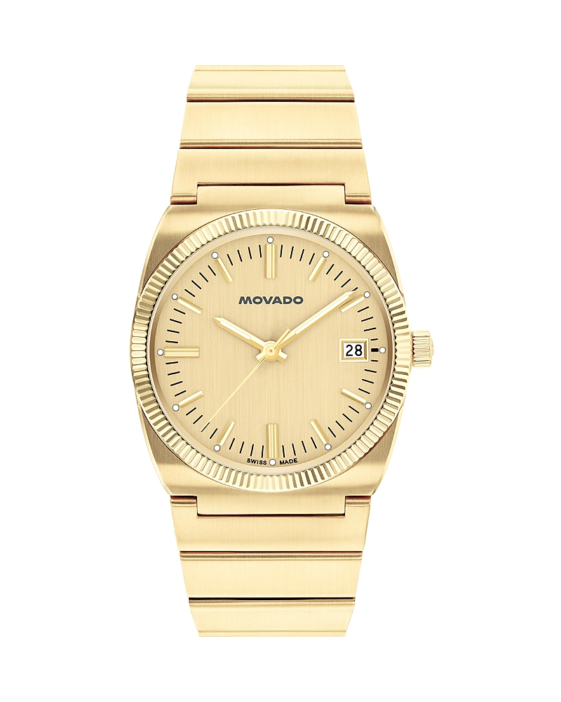 Movado Heritage Series Ondoplan Watch, 36mm