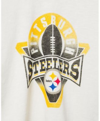 Women's NFL Pittsburgh Steelers Mock Neck Crop Tee