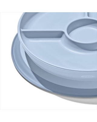 Tot Stick & Stay Suction Divided Plate