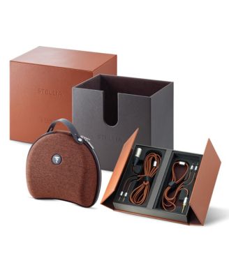 Stellia Closed-Back Circum-Aural Over-Ear Headphones (Cognac)