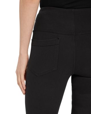 High Rise Ankle Baby Bootcut Jeans in Black