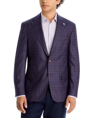 Hart Schaffner Marx New York Regular Fit Plaid Sport Coat