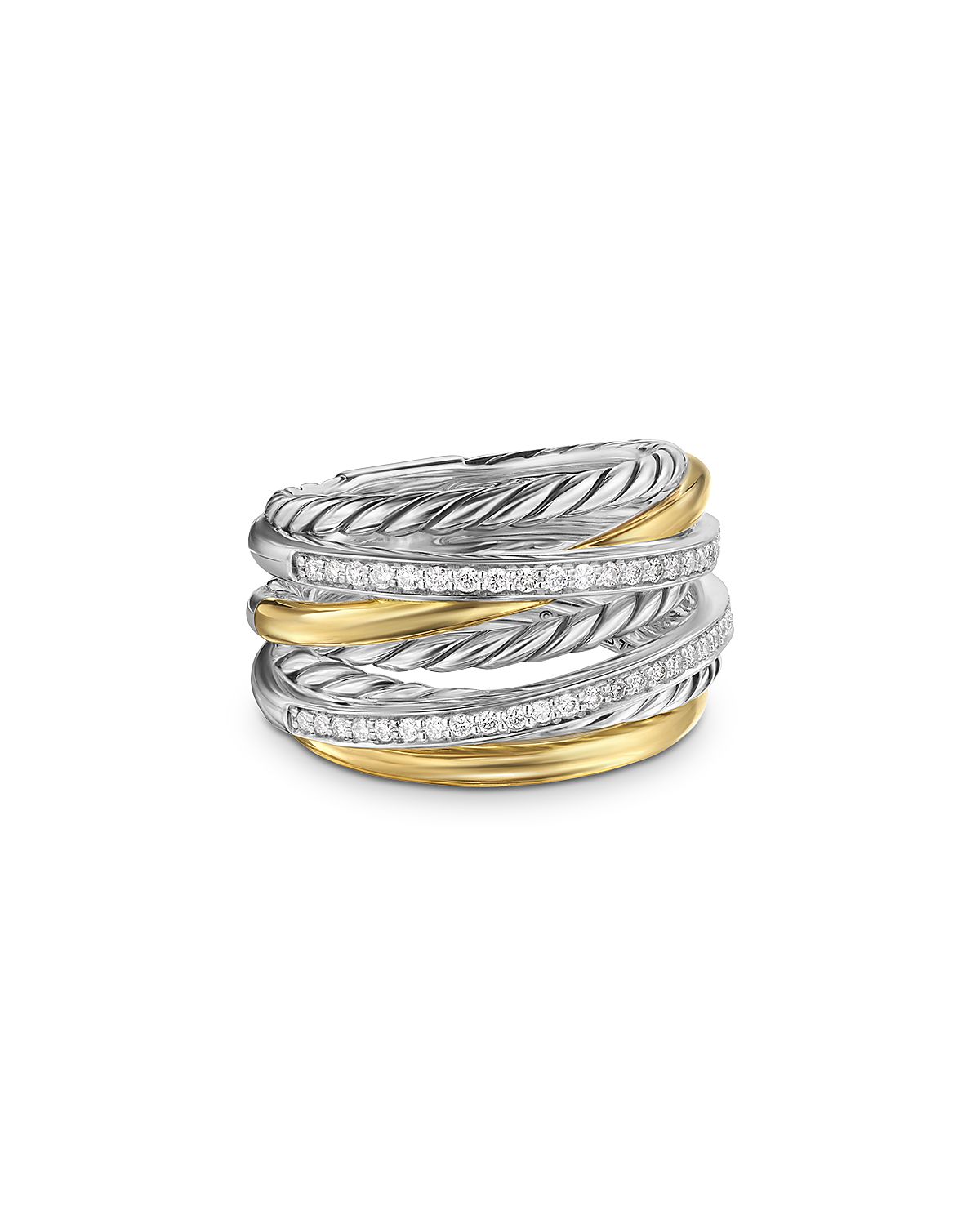 David Yurman Crossover Seven Row Ring