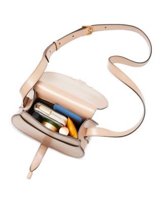 Marcie Small Leather Saddle Bag