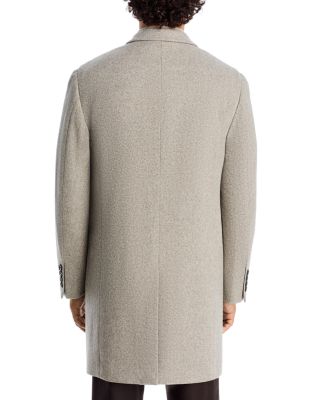Sutton Wool &amp; Cashmere Herringbone Top Coat