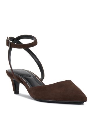 Vince Camuto Women's Irva Pointed Toe Kitten Heel Pumps