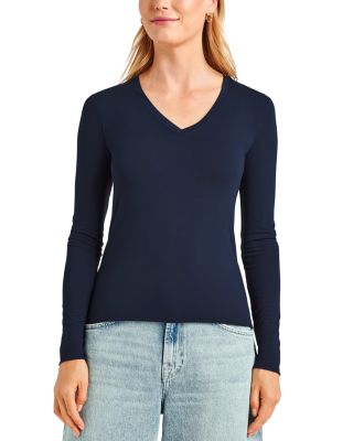 Splendid V Neck Jersey Tee