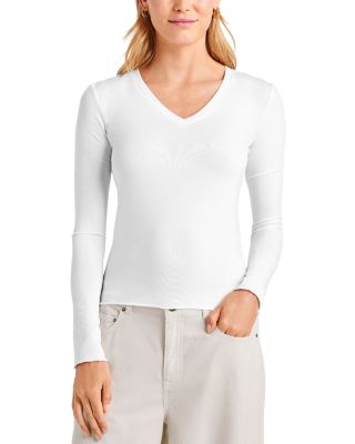 Splendid V Neck Jersey Tee