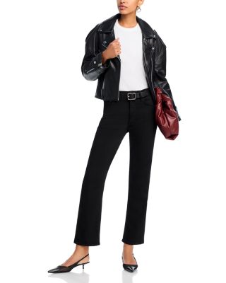 Flexi Harlow Mid Rise Jeans in Black