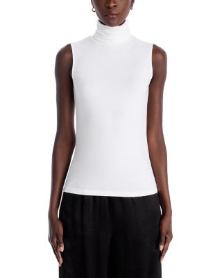 Sleeveless Turtleneck Top