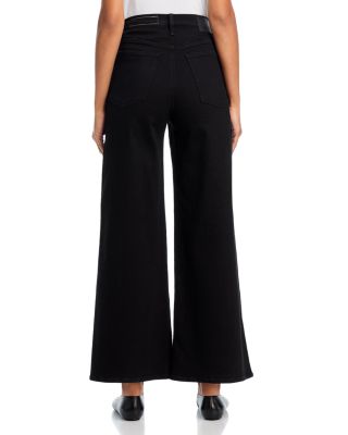 Flexi Sofie High Rise Wide Leg Jeans in Black