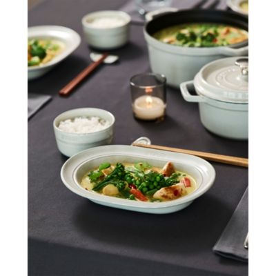 10&amp;quot; Oval Serving Dish, White Truffle